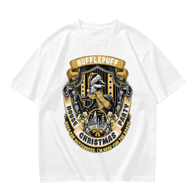 Hufflepuff House Christmas Party Butterbeer T-Shirt