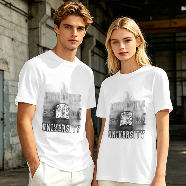 Miskatonic University Book Club Graphic Olive T-Shirt