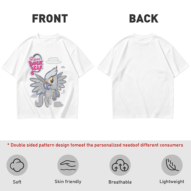 Olive T-Shirt Featuring Buck Beak Griffin Character Art