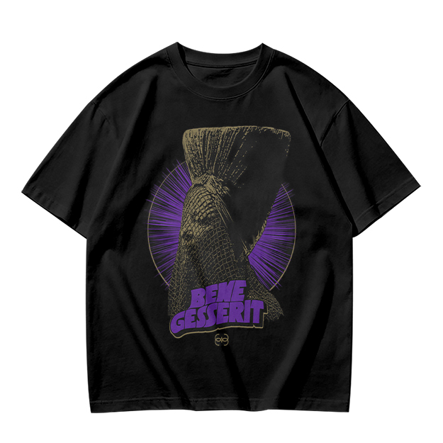 Olive Graphic T-Shirt With Bene Gesserit Witch Artwork
