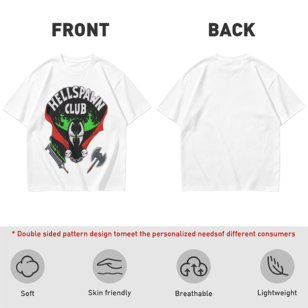 Hellspawn Club Graphic Print Olive T-Shirt