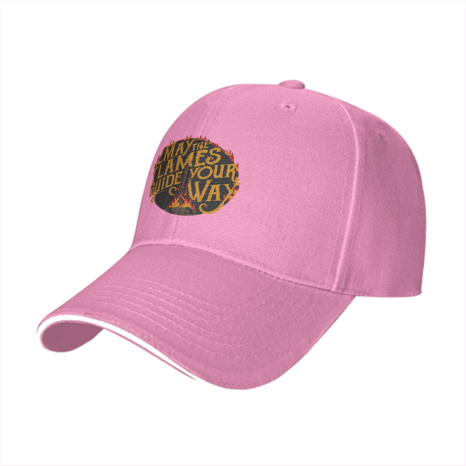 May The Flames Guide Your Way Black Baseball Cap