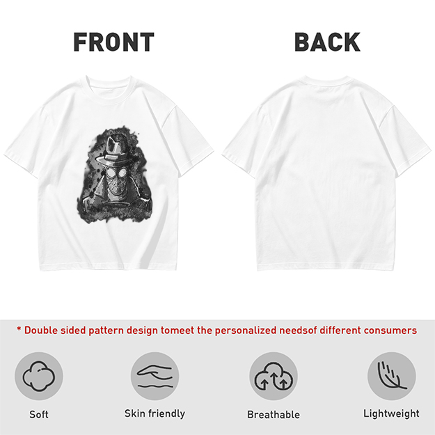 Olive T-Shirt Featuring Noir Spider-Man Ink Artwork