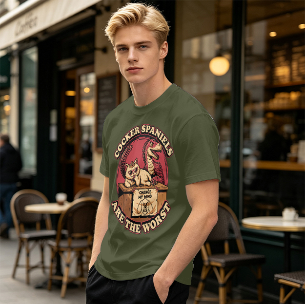 Cocker Spaniels Are The Worst Funny Graphic T-Shirt