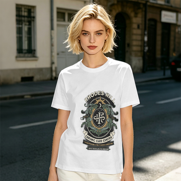 Rhodes Hill Chronic Care Center Crest Graphic T-Shirt