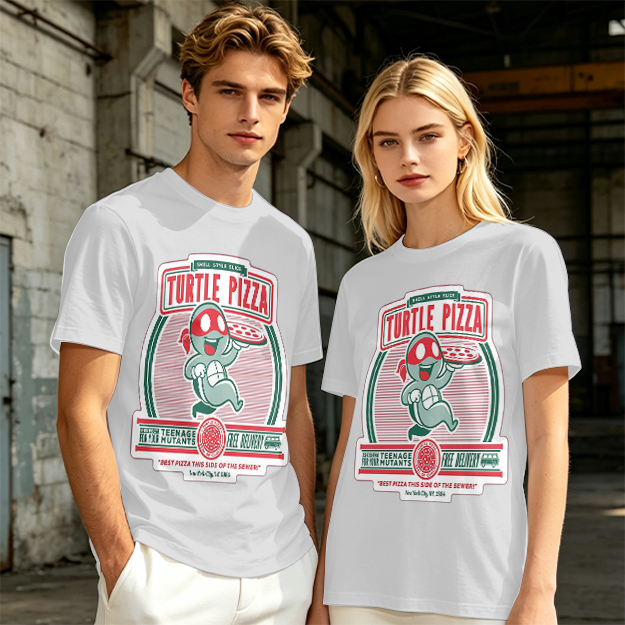 Turtle Pizza Teenage Mutant Ninja Turtles Graphic T-Shirt