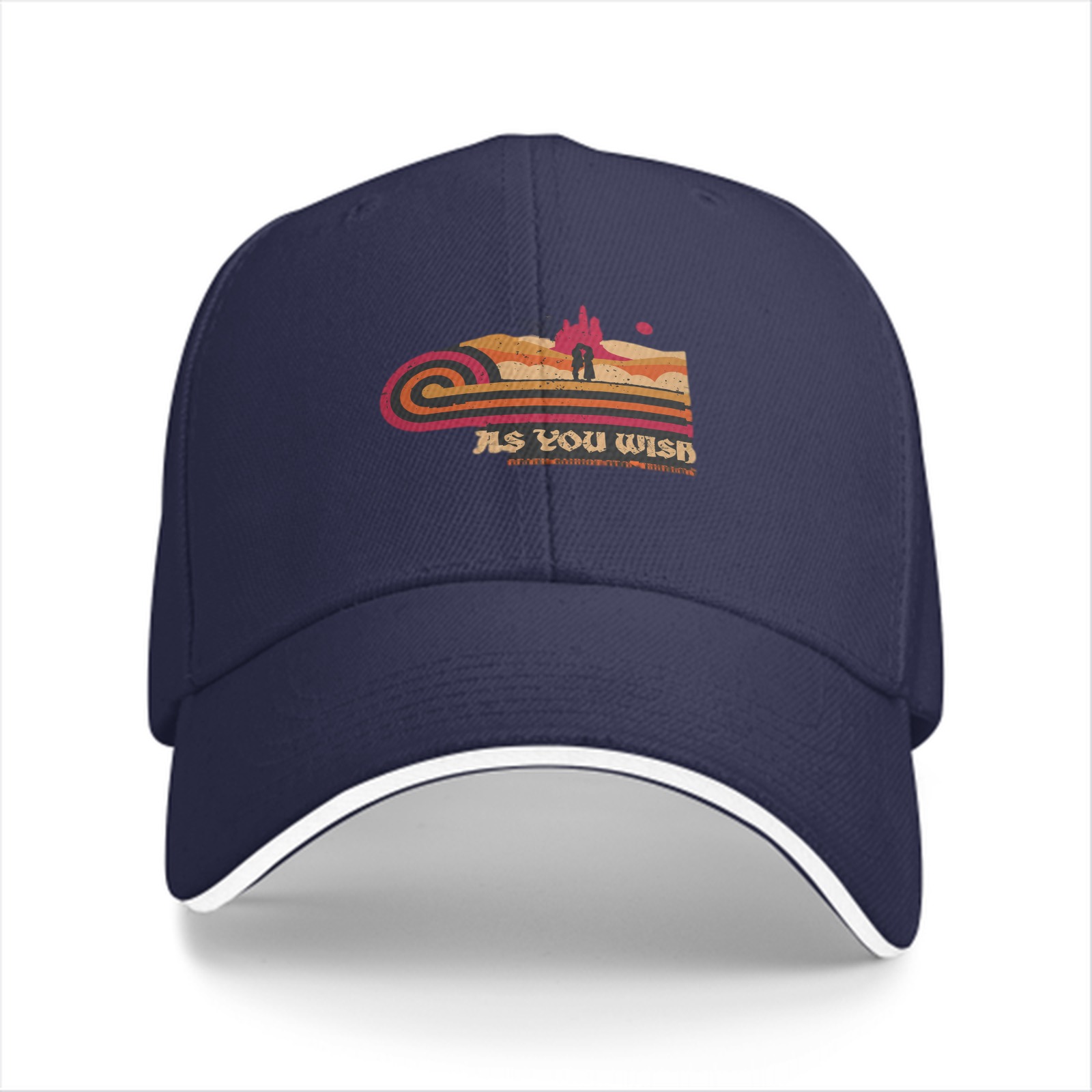 As You Wish Retro Landscape Graphic Baseball Cap