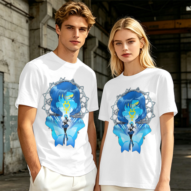 Sailor Mercury Graphic Print Olive T-Shirt
