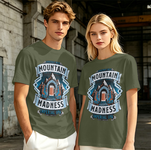 Mountain Madness Imperial IPA Graphic T-Shirt Design