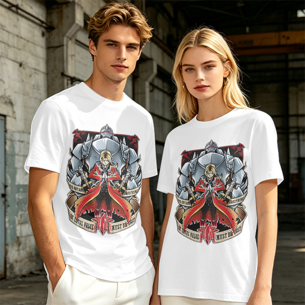 Fullmetal Alchemist Elric Brothers Graphic T-Shirt