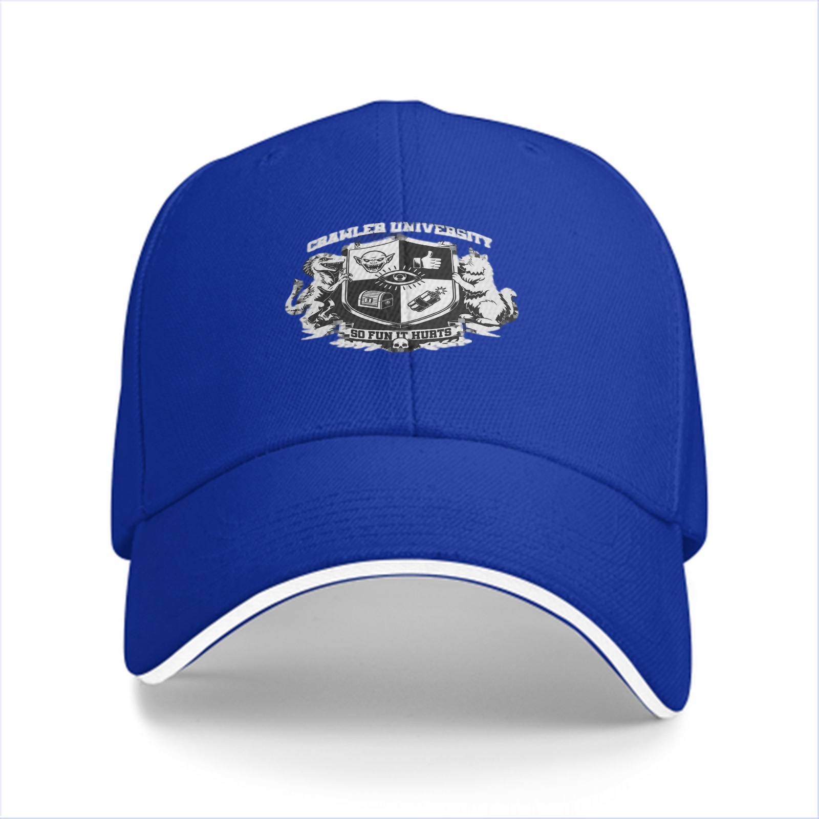 Crawler University So Fun It Hurts Graphic Baseball Cap