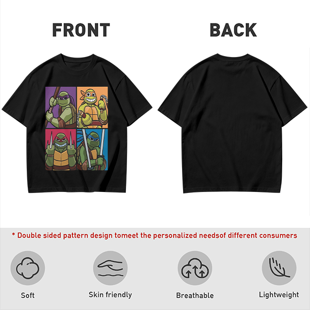 Teenage Mutant Ninja Turtles Group Graphic T-Shirt