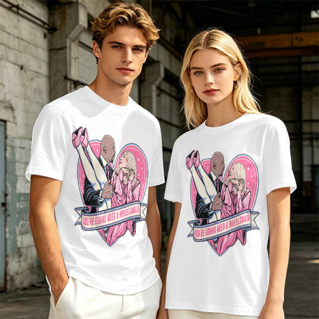 Olive Graphic T-Shirt With Funny Heart Print And Text