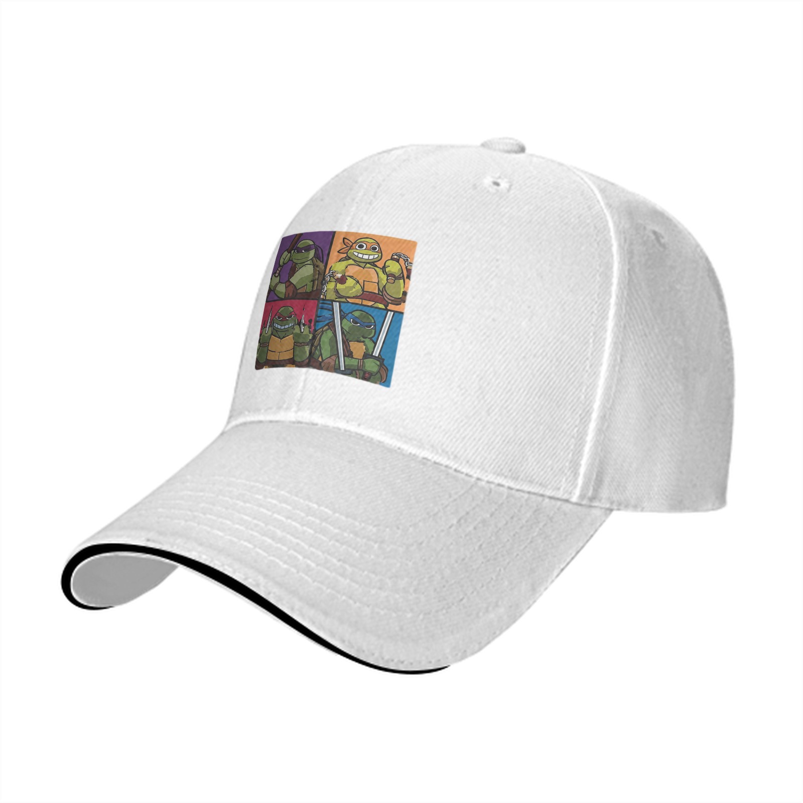 Teenage Mutant Ninja Turtles Graphic Black Baseball Cap