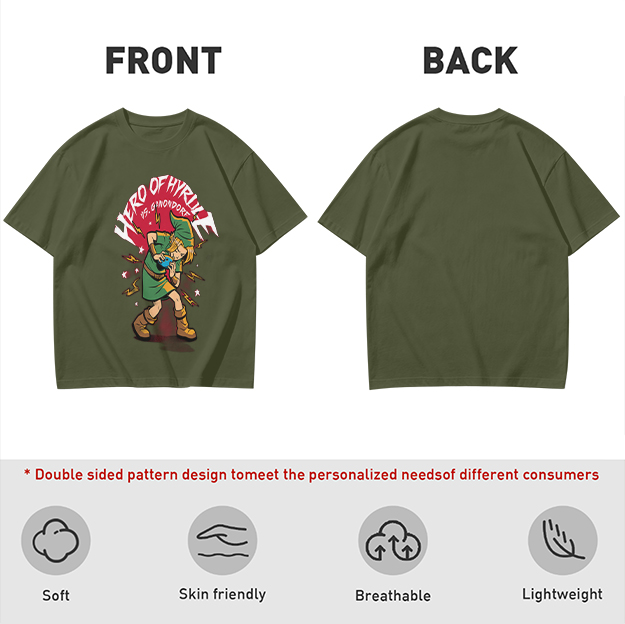 Hero of Hyrule vs Ganondorf Graphic T-Shirt