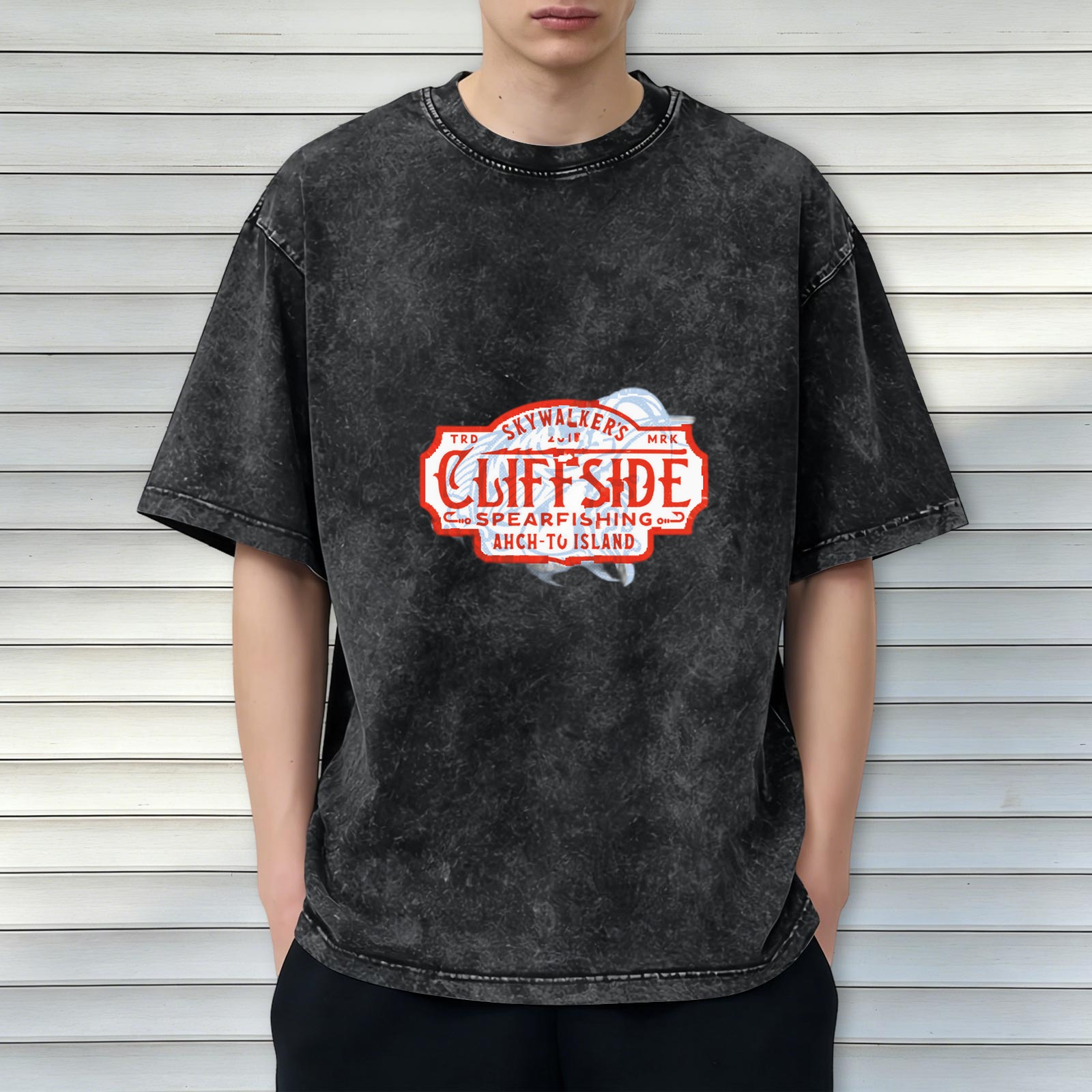 Skywalker's Cliffside Spearfishing Ahch-To Island T-Shirt