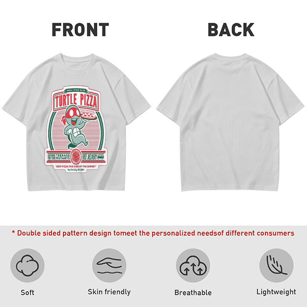 Turtle Pizza Teenage Mutant Ninja Turtles Graphic T-Shirt