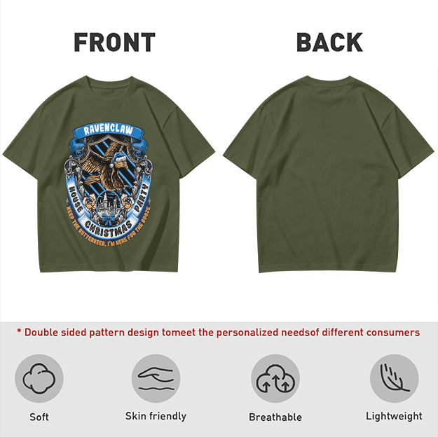 Ravenclaw House Christmas Party T-Shirt with Butterbeer Theme