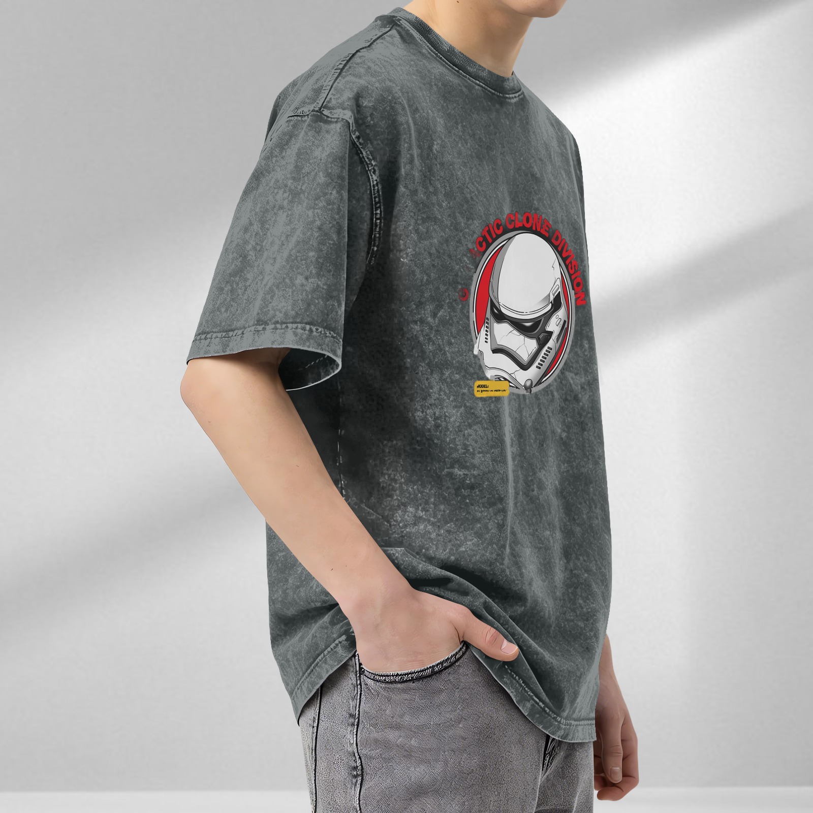Arctic Clone Division Stormtrooper Helmet Graphic T-Shirt