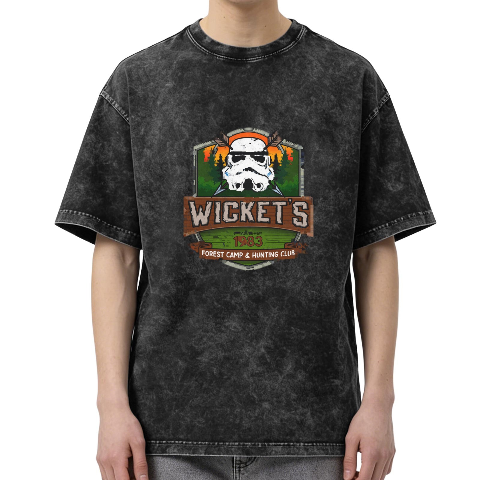 Wicket's Forest Camp & Hunting Club Stonewashed T-Shirt