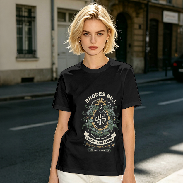 Rhodes Hill Chronic Care Center Crest Graphic T-Shirt