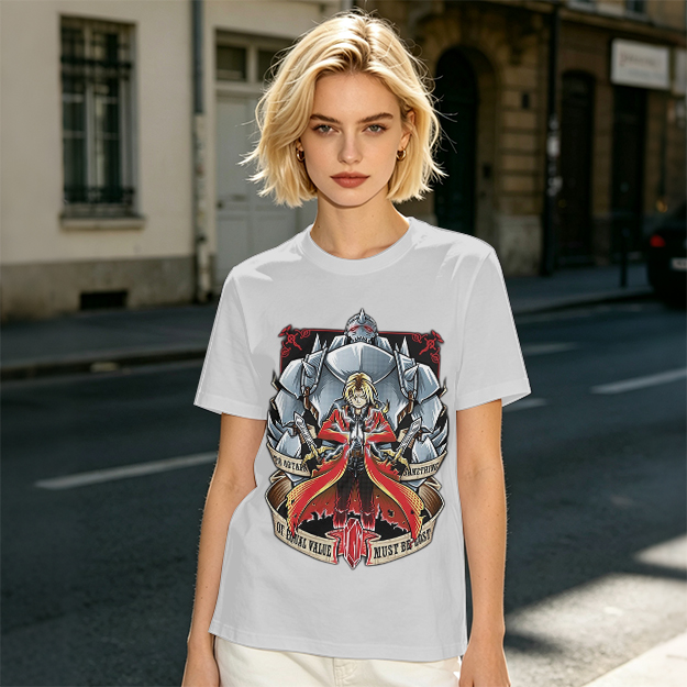 Fullmetal Alchemist Elric Brothers Graphic T-Shirt