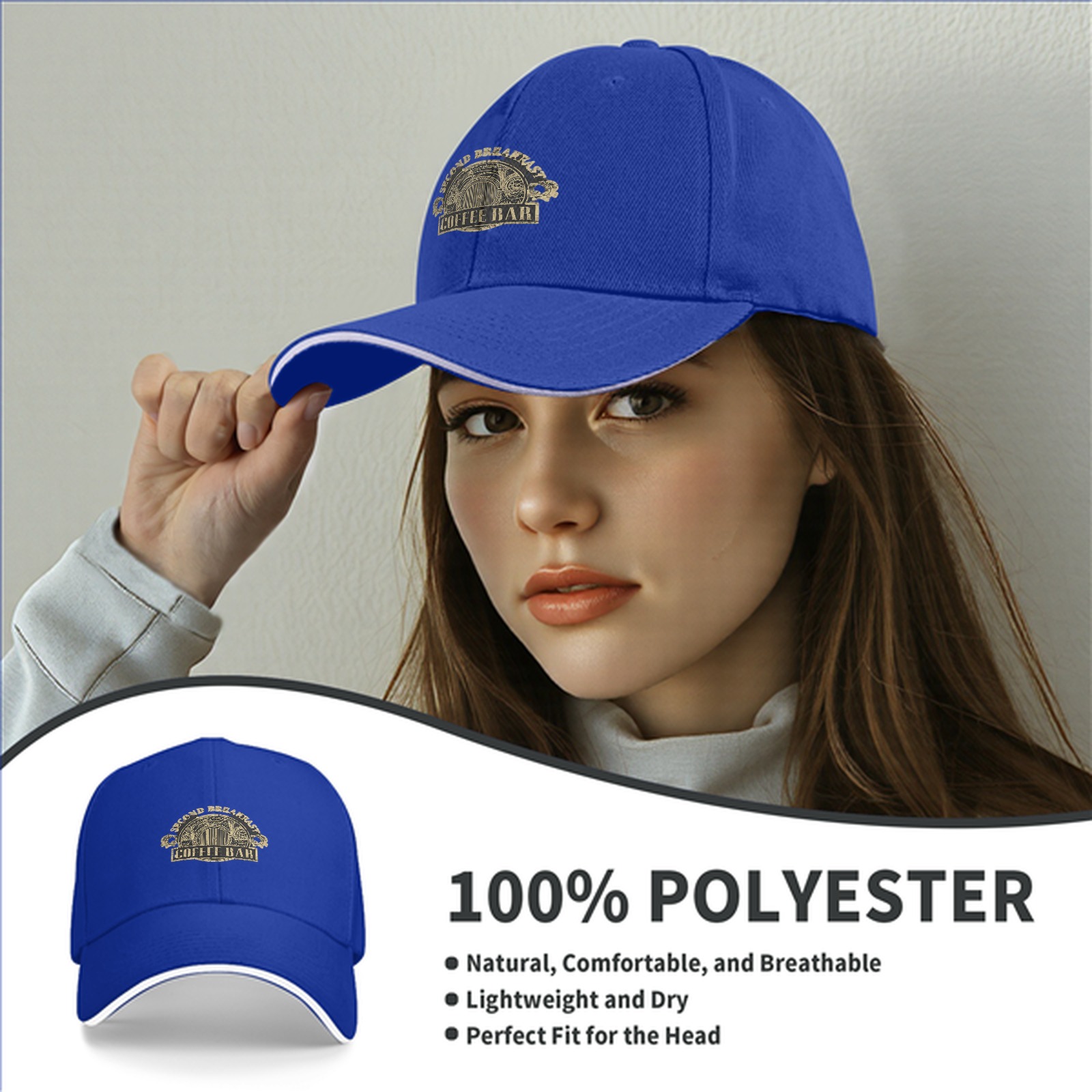Second Breakfast Coffee Bar Black Baseball Cap