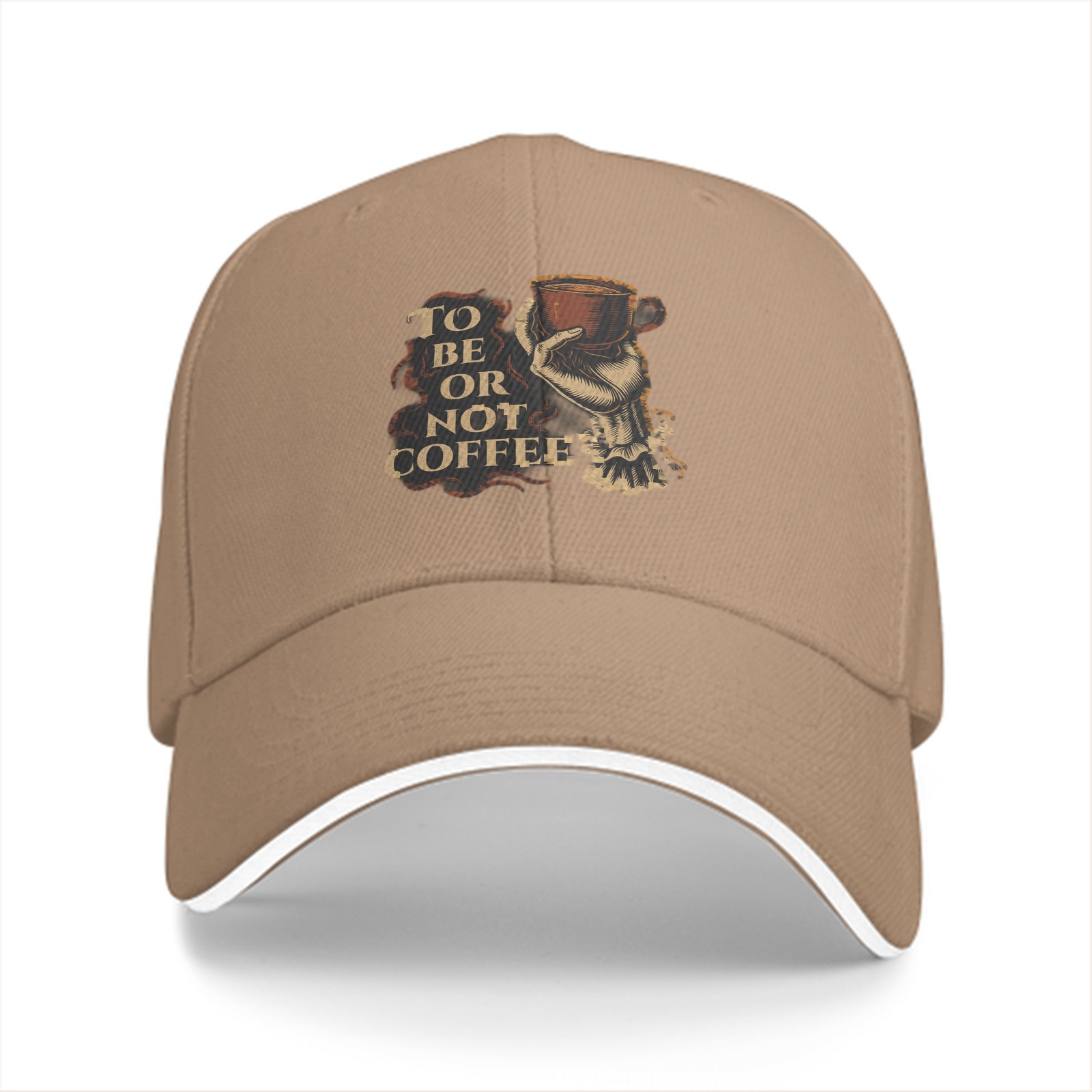 To Be Or Not Coffee Black Baseball Cap