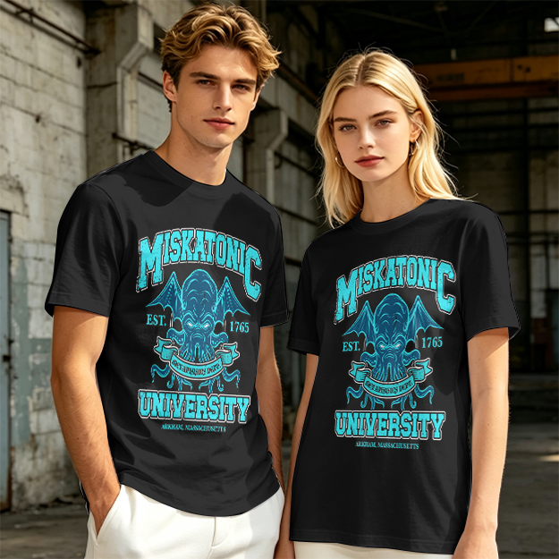 Miskatonic University Cthulhu Graphic Olive T-Shirt