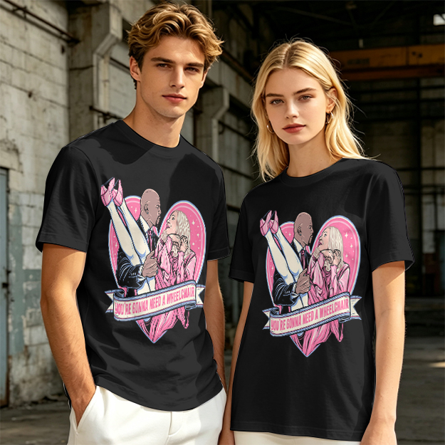 Olive Graphic T-Shirt With Funny Heart Print And Text