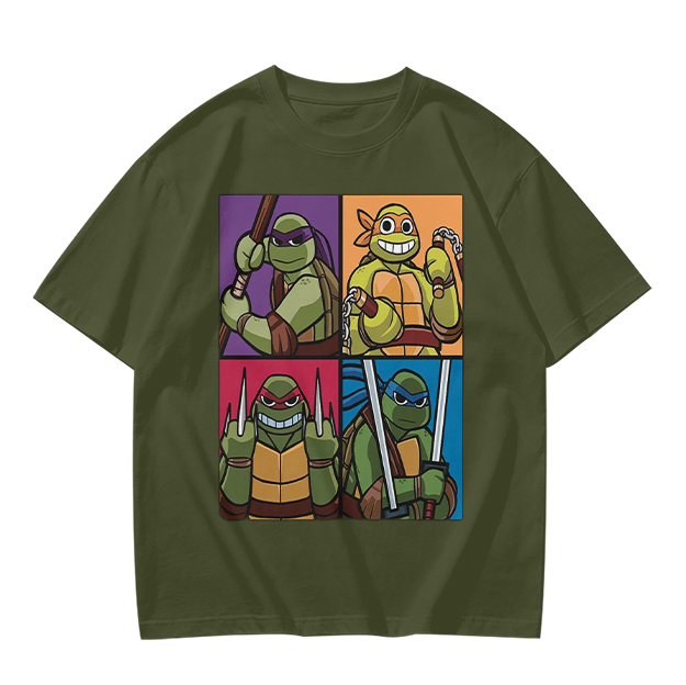 Teenage Mutant Ninja Turtles Group Graphic T-Shirt