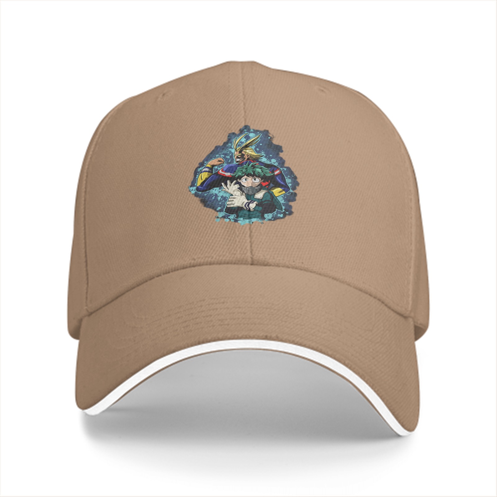 My Hero Academia Anime Character Print Black Baseball Cap