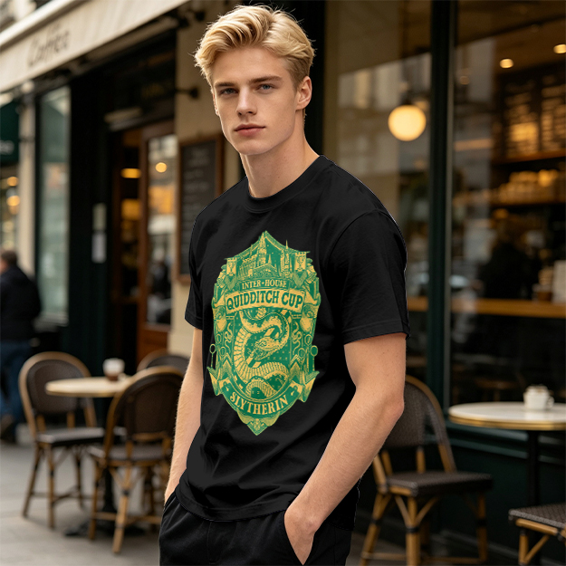Slytherin Inter-House Quidditch Cup Crest T-Shirt