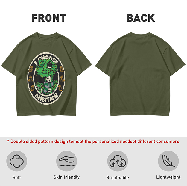 I Choose Ambition Snake Graphic Tee