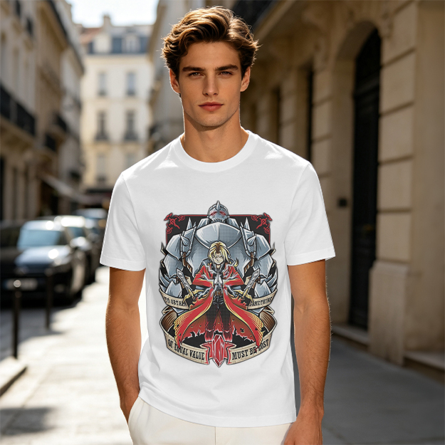 Fullmetal Alchemist Elric Brothers Graphic T-Shirt