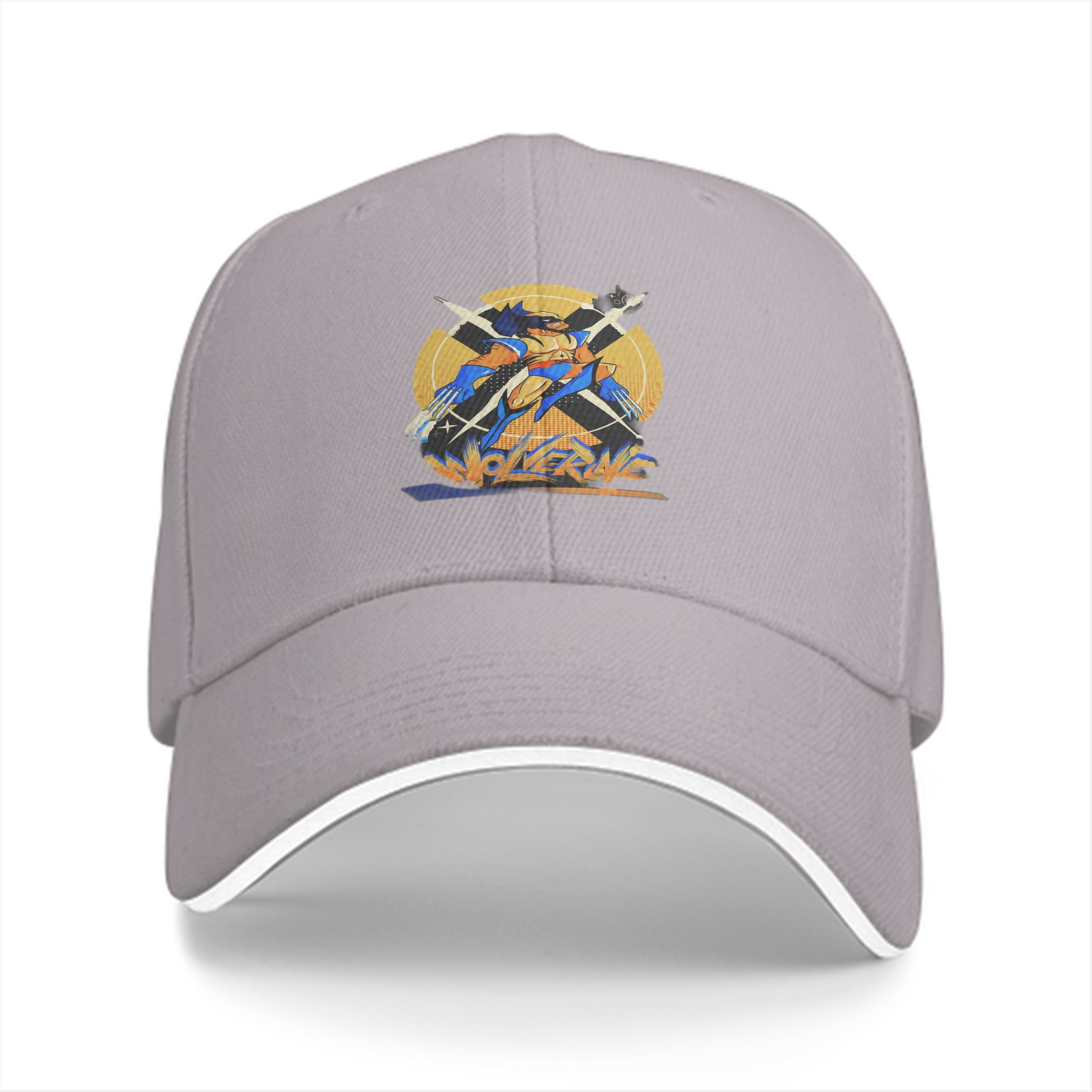 Black baseball cap with Wolverine graphic and logo