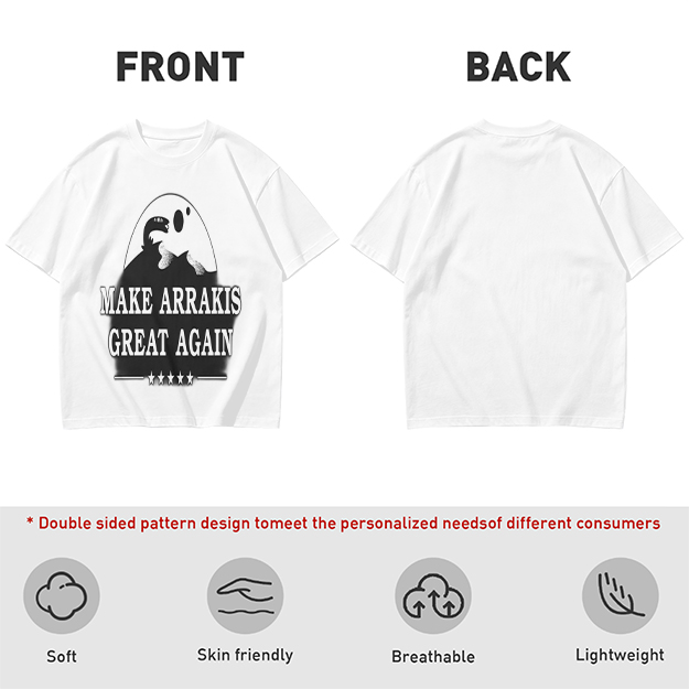 Make Arrakis Great Again Dune Themed Graphic T-Shirt