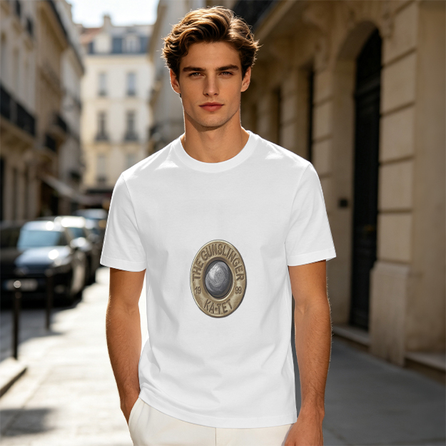 Olive T-Shirt With The Gunslinger Ka-Tet Emblem Print