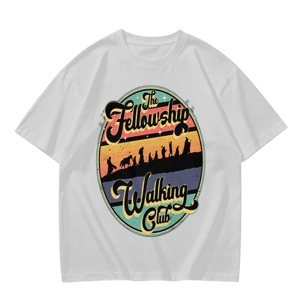 The Fellowship Walking Club Retro Graphic T-Shirt