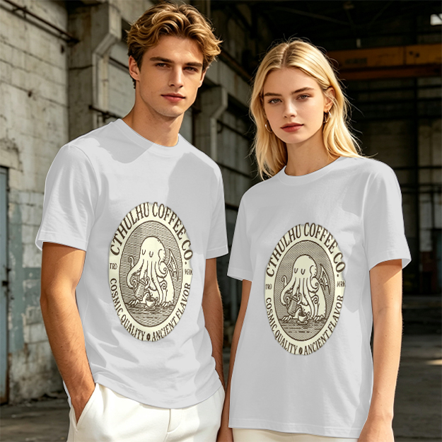 Cthulhu Coffee Co. Cosmic Flavor Graphic T-Shirt