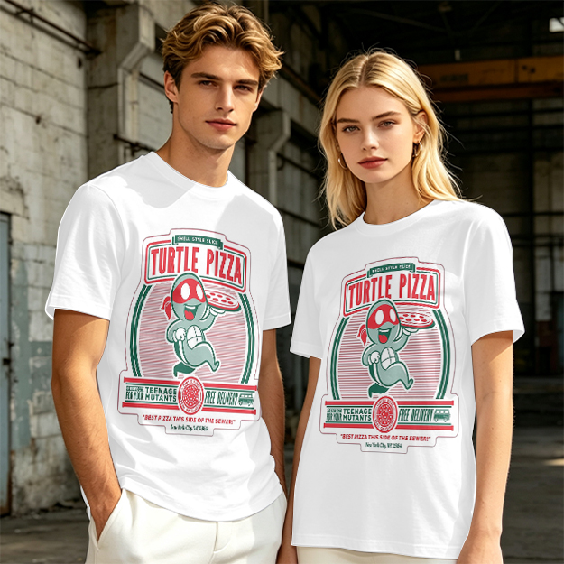 Turtle Pizza Teenage Mutant Ninja Turtles Graphic T-Shirt