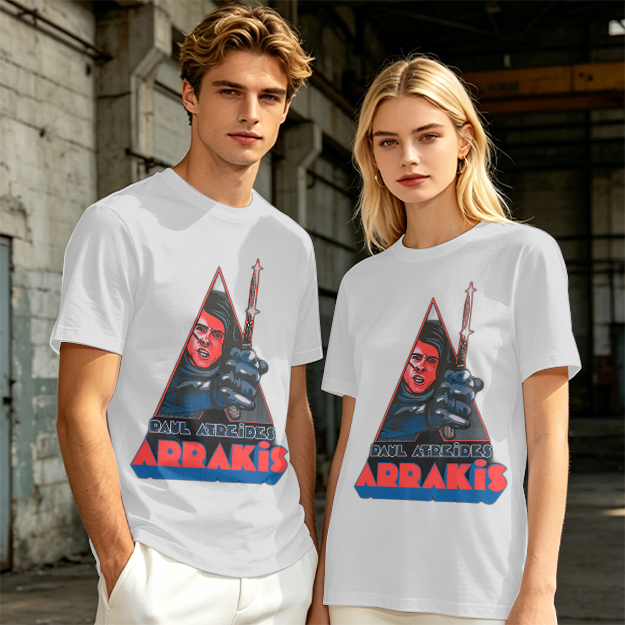 Paul Atreides Arrakis Dune Themed Graphic T-Shirt