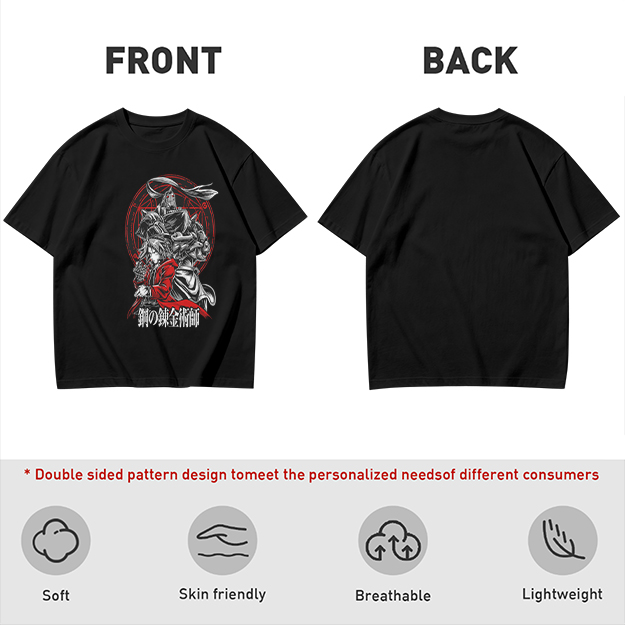 Fullmetal Alchemist Elric Brothers Graphic Tee