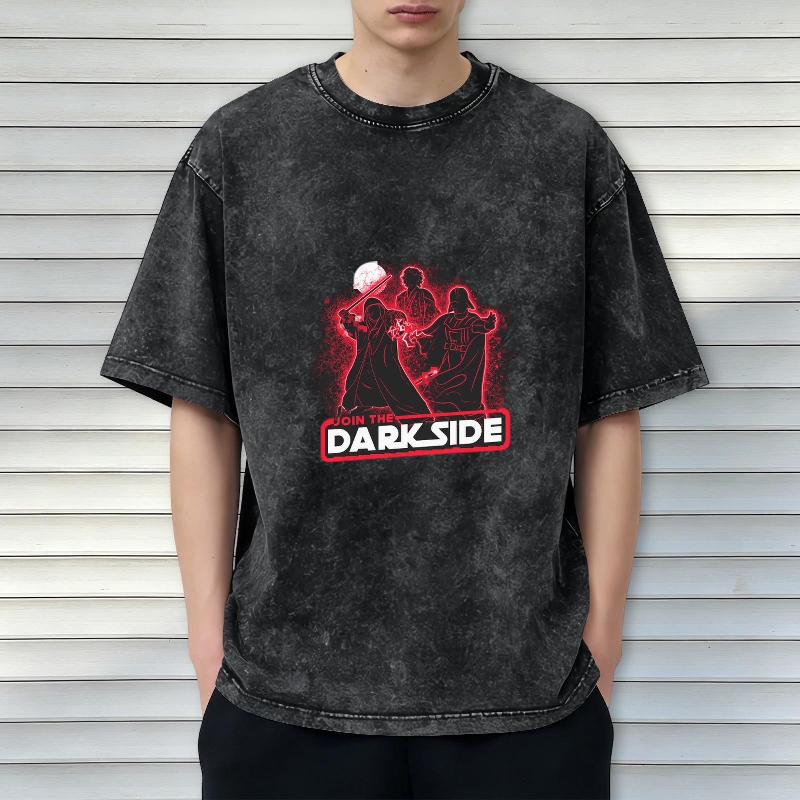Join The Dark Side Star Wars Inspired Graphic T-Shirt