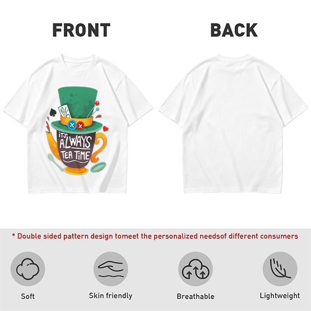 Mad Hatter Tea Time Graphic T-Shirt for Fans