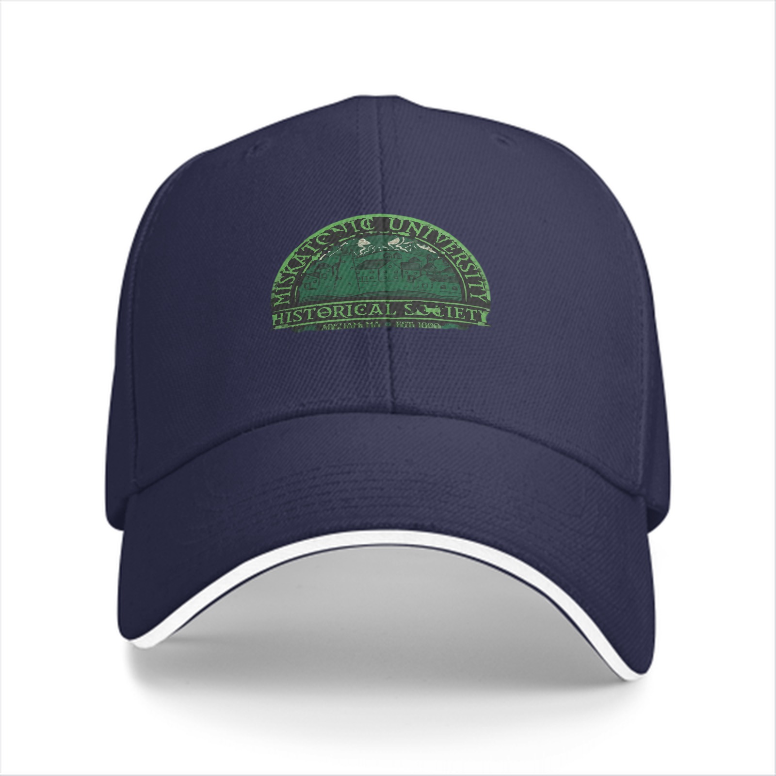 Miskatonic University Historical Society Print Black Baseball Cap