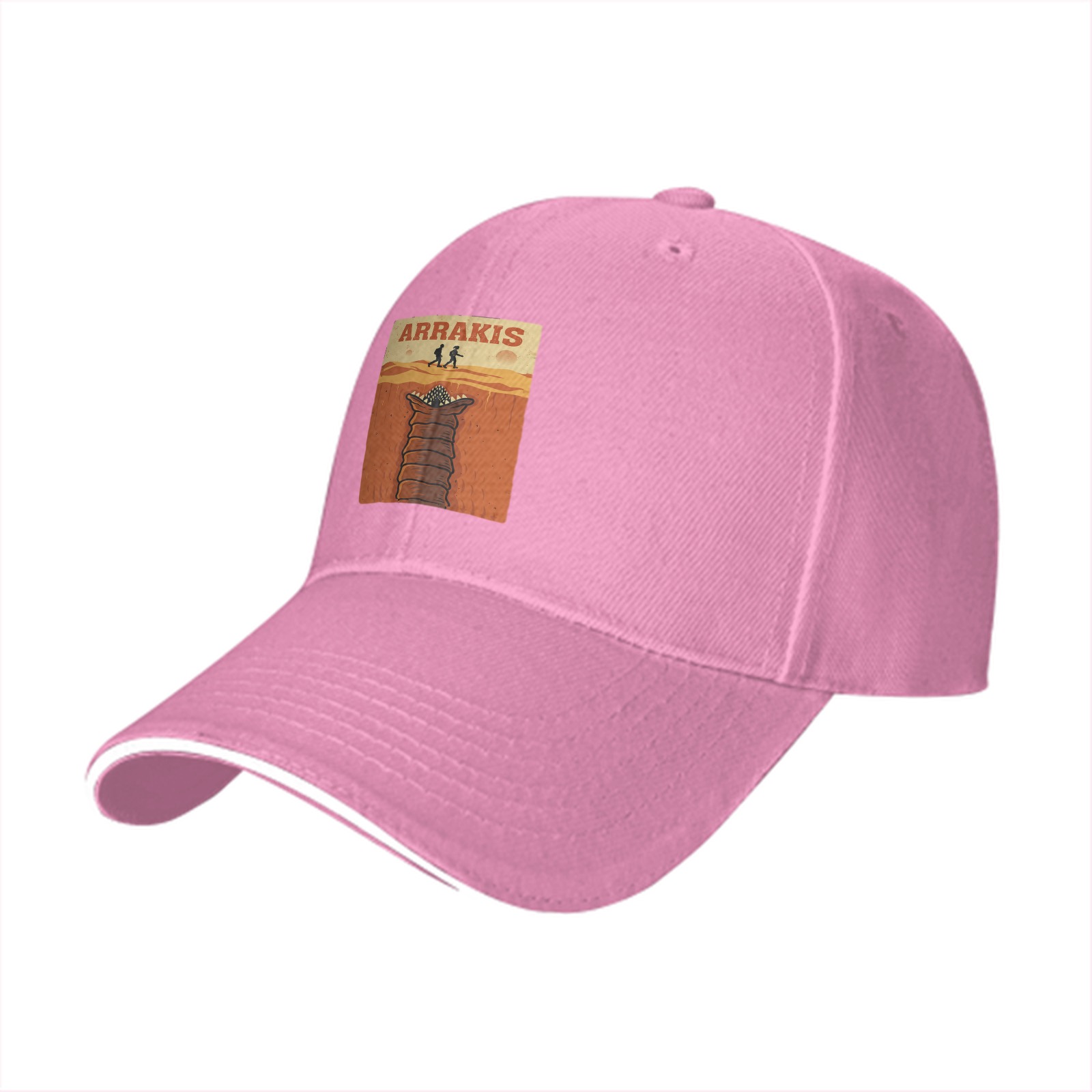 Arrakis Sandworm Desert Scene Graphic Baseball Cap