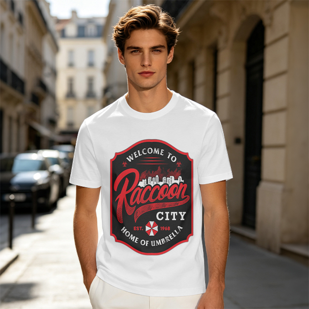 Welcome to Raccoon City Home of Umbrella T-Shirt