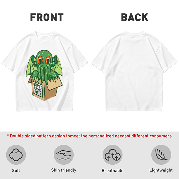 Adopt A Cosmic Entity Cute Cthulhu Graphic T-Shirt