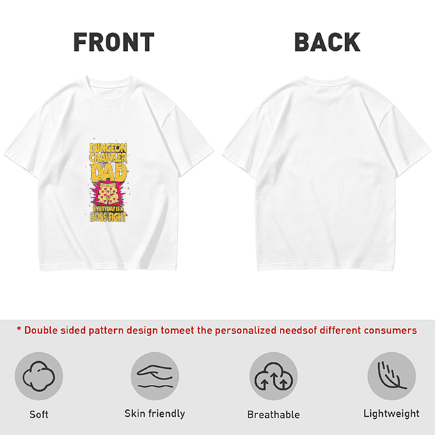 Dungeon Crawler Dad Everyday Is A Boss Fight T-Shirt